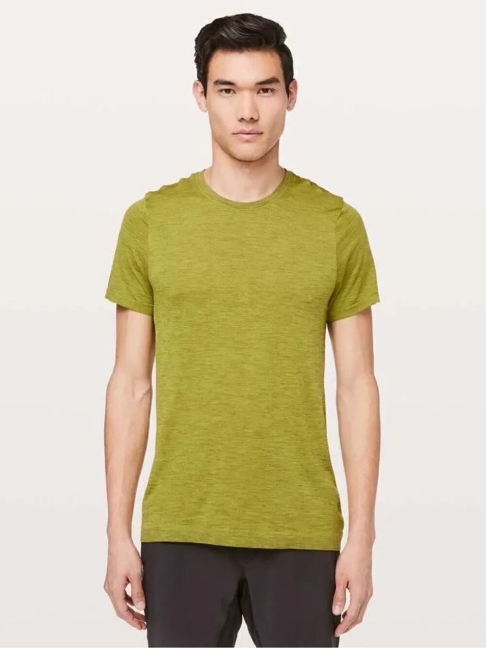 Lululemon Metal Vent Tech Surge Short Sleeve Mossy / Golden Lime Men's Size M